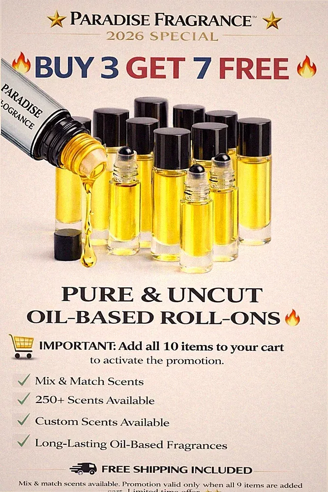 10ML Premium Luxury Body Oil for men Roller-ons Custom Fragrance Pure Oils