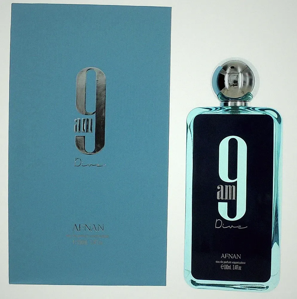 Afnan 9 am Dive Eau de Parfum Spray 100ml 3.4 fl.oz Regular Size