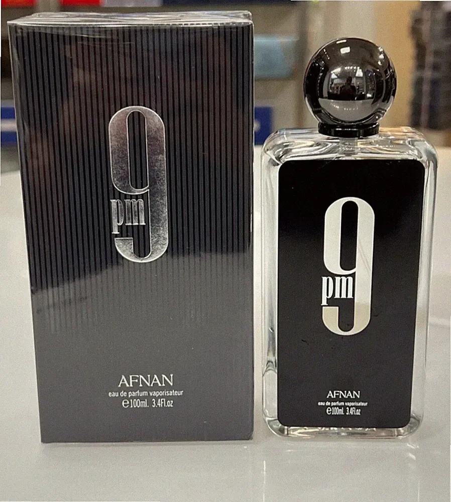 AFNAN 9 PM EAU DE PARFUM SPRAY FOR MEN 3.4 Oz / 100 ml BRAND NEW ITEM!!!