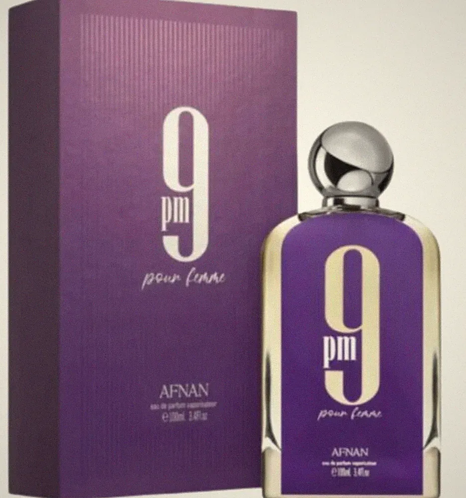 Afnan 9AM Femme ( Purple ) For Women Perfume 3.4 Oz ~ 100 ml EDP Spray