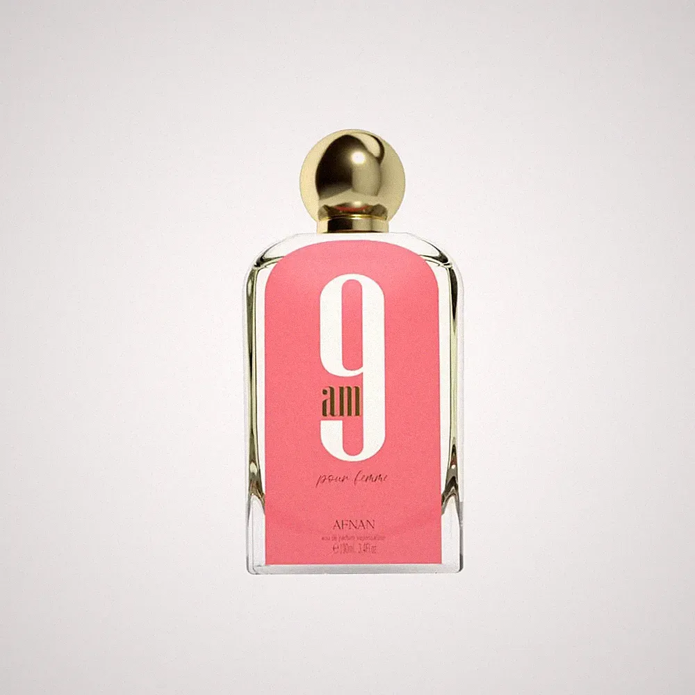 Afnan 9AM Pour Femme Eau de Parfum Spray, 3.4 oz Timeless Women's Perfume
