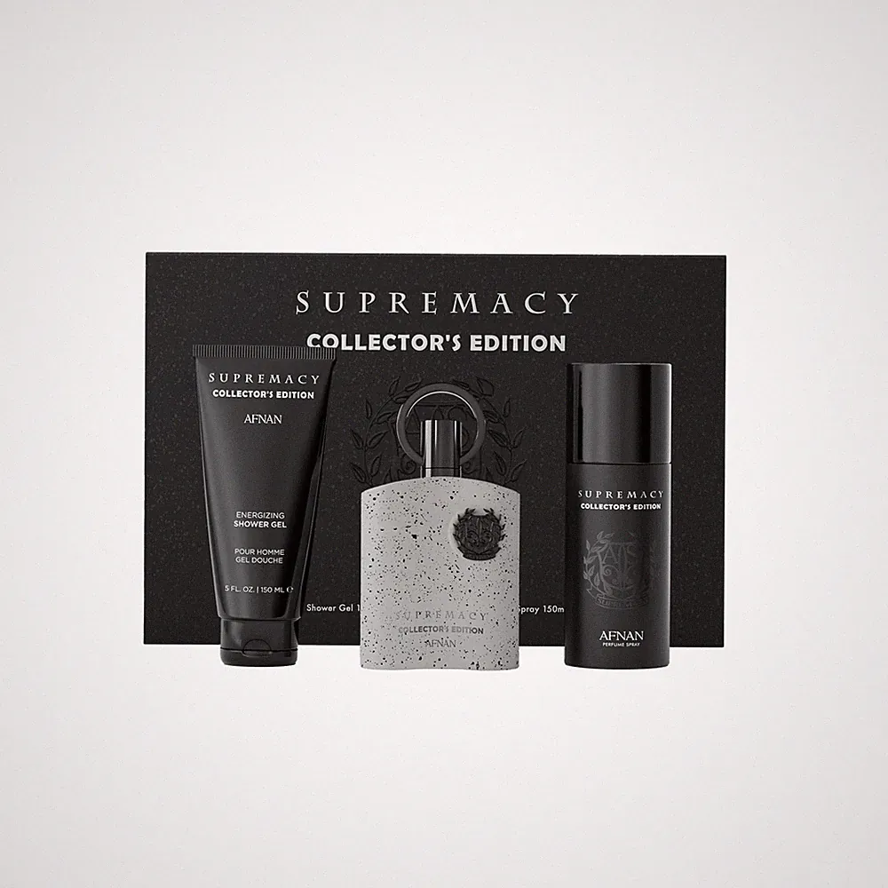 Luxury Perfume Gift Set Men Eau De Parfum 5.0 Oz Deodorant Afnan Supremacy